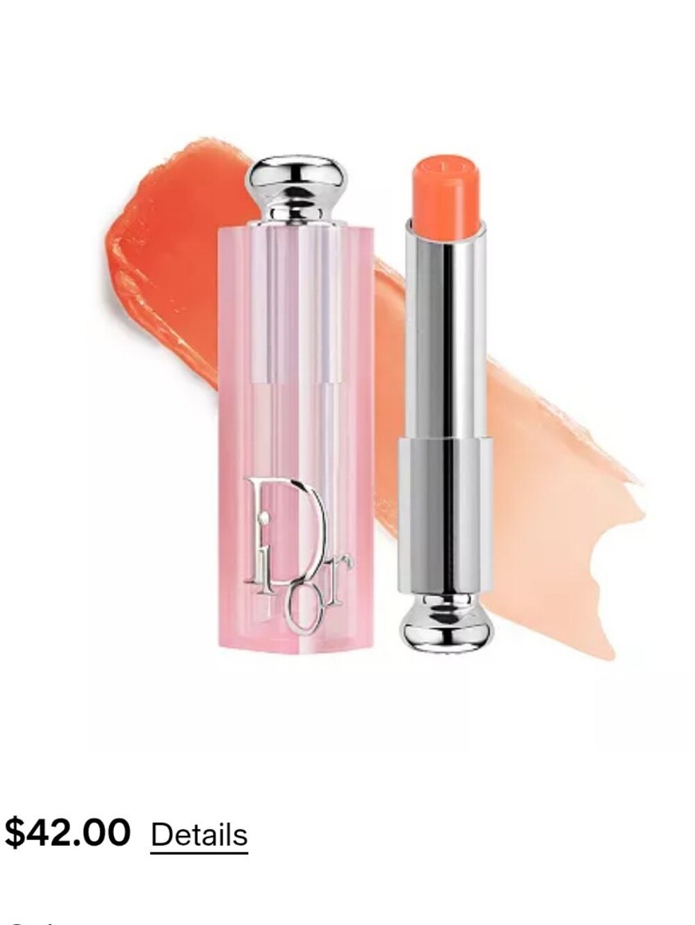 Dior Addict Lip Glow Balm Shade 004 Coral New Tester No Box